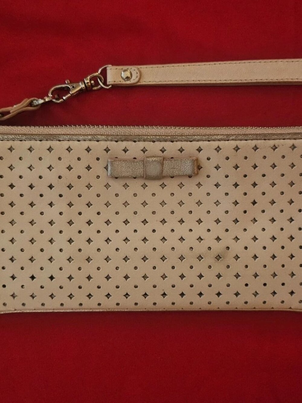 Vintage Anteprima Ladies Wristlet Wallet Purse Clutch Pink Leather Cardholder - Picture 2 of 12